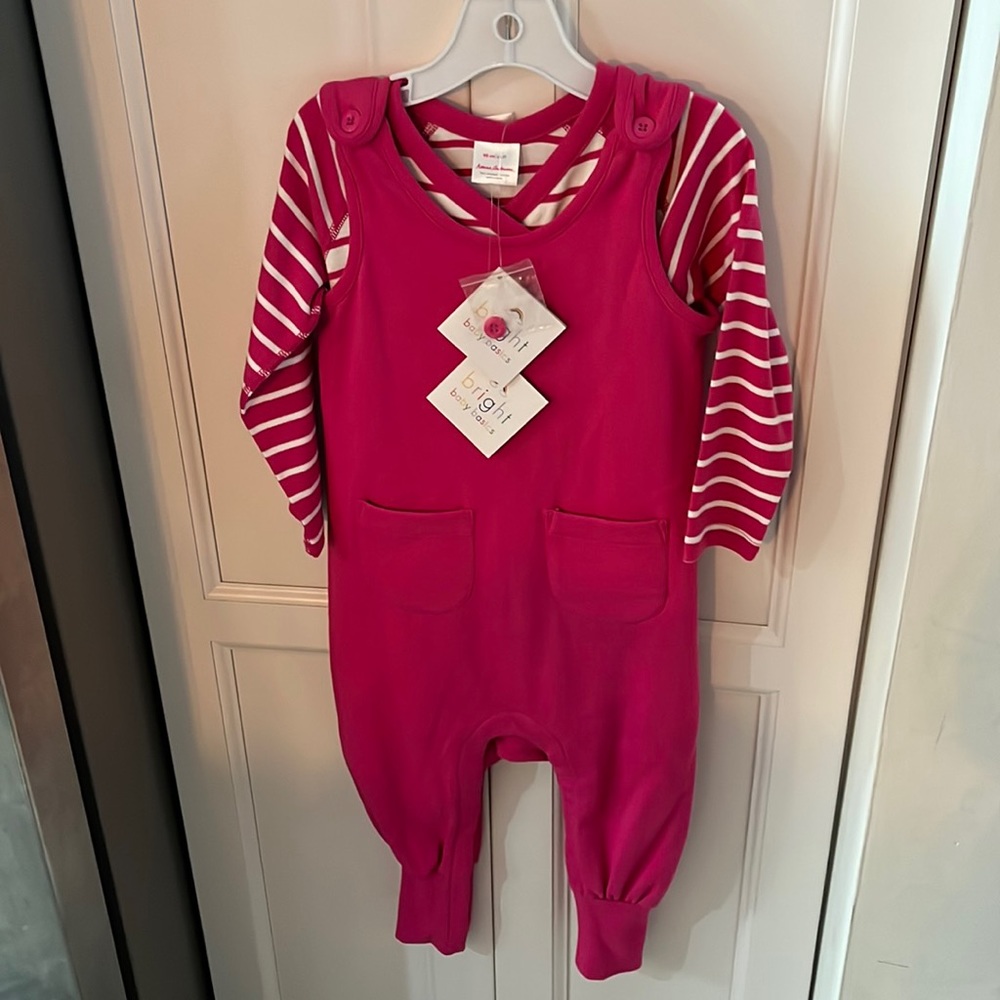 Hanna Andersson pink pair NWT size90